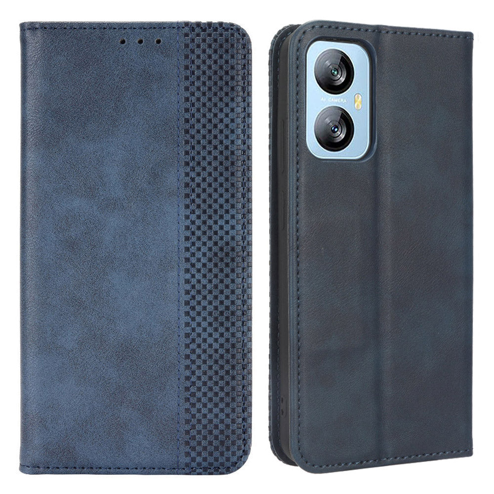 For Blackview A52 4G Dustproof Retro Texture Phone Case Leather Stand Phone Cover Wallet For Blackview A52 4G Dustproof Retro Texture Phone Case Leather Stand Phone Cover Wallet